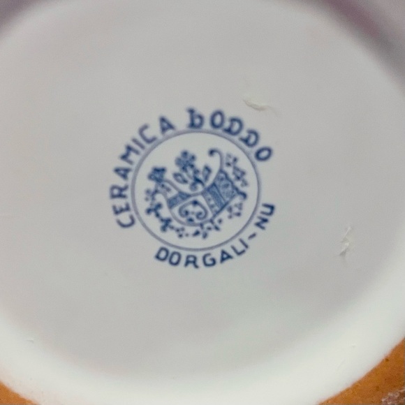 Whimsical Bird Ceramica Loddo Dorgali Pitcher Made In Italy Italian Pottery - Picture 10 of 12